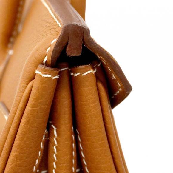 Hermes Birkin 30 handbag, Taurillon Novillo leather, gold, C stamp, women's. - Picture 8 of 13